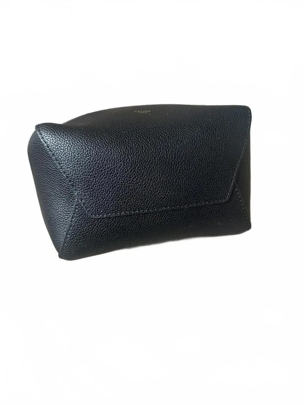 Celine Sangle Small Black Grained Calfskin Bucket Bag - Picture 7 of 9